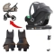 Fotelik BIUCO + Baza ISOFIX + Adaptery kompatybilne do ROAN IVI 1.0/2.0